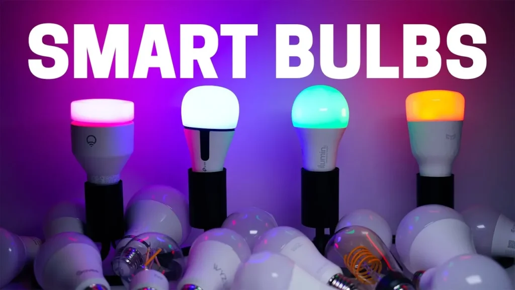 Smart bulb options different brands and colors