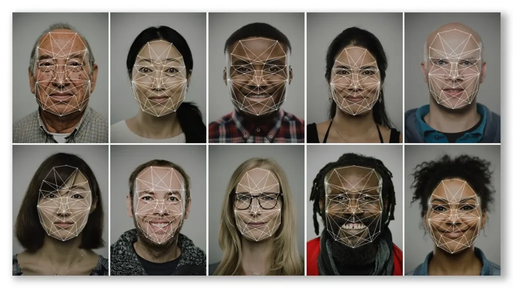 facial_recognition_10 different faces