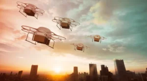 5 Drones city