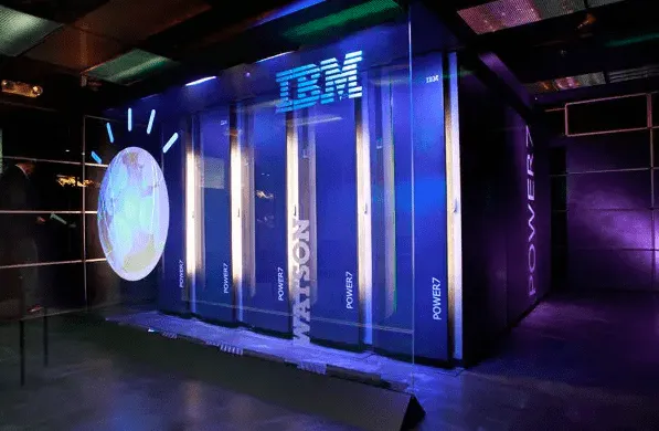 IBM Watson Computer Behind Glass