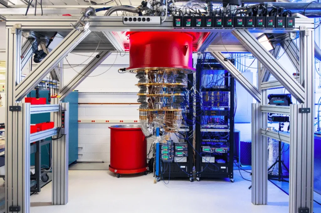 Quantum computer in cold environment