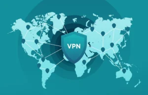 VPN Image On a Map