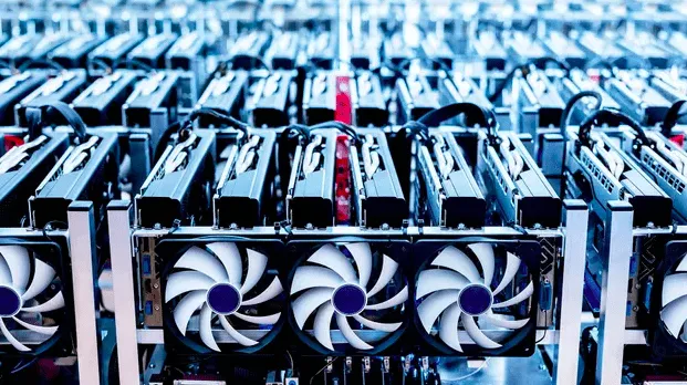 blockchain mining farm